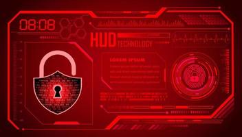 Modern HUD Technology Background vector