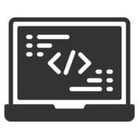 coding icon vector illustration