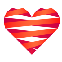 Heart icon. PNG with transparent background.