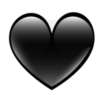Heart icon. PNG with transparent background.