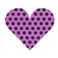 Heart icon. PNG with transparent background.