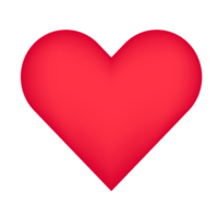 Herz-Symbol. png mit transparentem Hintergrund.
