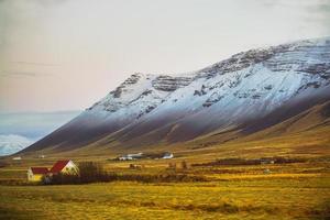 Side view of Route 1, or Ring Road, Iceland photo