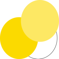 forma amarilla abstracta png