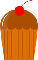 Chocolate Cupcakes. Party Cake Elements. png