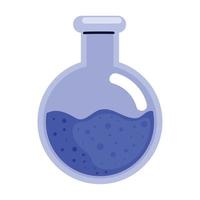 purple potion in flask vector