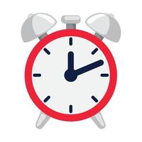 red alarm clock vector
