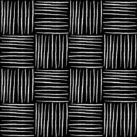 Black and white abstract Vector Basket Weaving Pattern