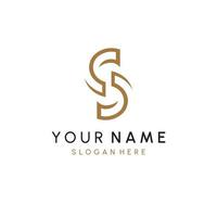 C or C Letter Initial Logo Design, Vector Template