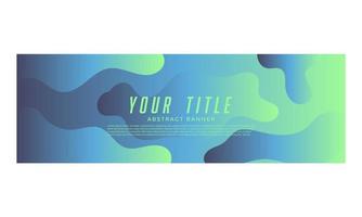 modern banner colorful abstract background. Colorful banner template with gradient colors. Design with liquid form. vector