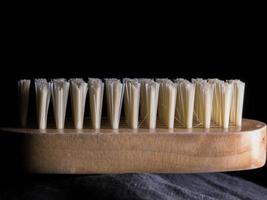 Close up of a nail brush photo