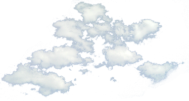 realistisch wit wolk png