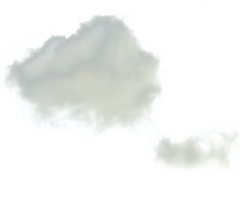 realistische weiße wolke png