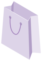 Shopping bag icon. PNG with transparent background.
