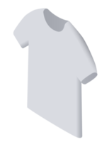 Isometric t shirt. PNG with transparent background.