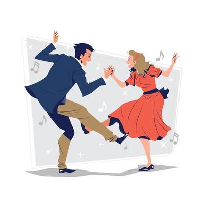 Swing Dance Vector Art, Icons, and Graphics for Free Download