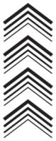 Up arrow simple symbol. PNG with transparent background.