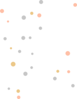 Élément de formes de points de mouchetures abstraites png