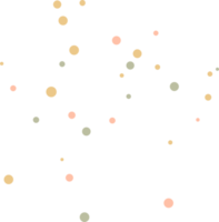 astratto macchioline puntini forme elemento png