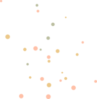 abstrakte Sprenkel punktieren Formenelement png