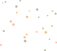 abstrakte Sprenkel punktieren Formenelement png