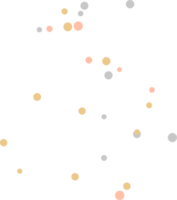 abstrakte Sprenkel punktieren Formenelement png