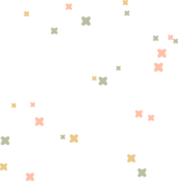 Élément de formes de points de mouchetures abstraites png