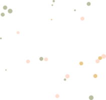 abstrakte Sprenkel punktieren Formenelement png