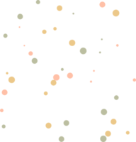Abstract speckles Dots Shapes element png