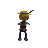 zucca mostro posa Halloween png