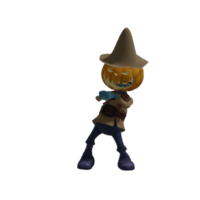 Pumpkin monsters dancing png