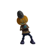 Pumpkin monsters dancing png