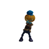 Halloween-Kürbis-Monster-Pose png