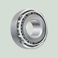 metal ball bearing vector