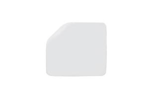 Sticker label isolated on white background with clipping path photo