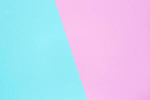 blue and pink pastel color paper texture top view minimal flat lay background photo