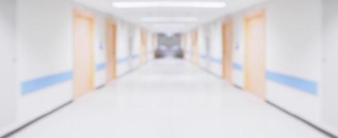 Abstract blur hospital corridor defocused Medical background photo