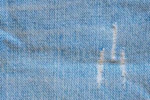 Blue denim jeans texture pattern background photo