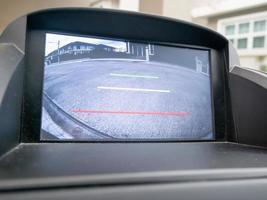 Car rear view video camera screen monitor display photo