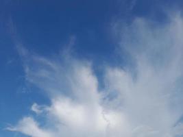 Natural sky beautiful blue and white texture background. photo