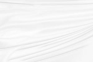 white shape beauty clean and soft fabric textured. bstract smooth curve decorate fashion textile background photo