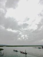 Fisherman on His Boat photo