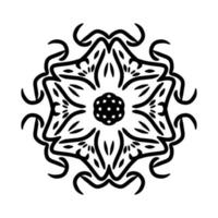 Mandala Ornament With White Background photo