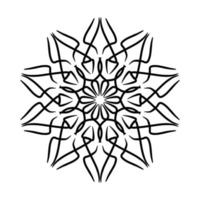 Mandala Ornament With White Background photo