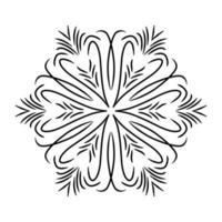 Mandala Ornament With White Background photo