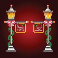 Christmas background red. Holiday Christmas lightning and shine. vector