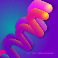 Futuristic gradient geometric background. Liquid color wallpaper design. Banner design template vector