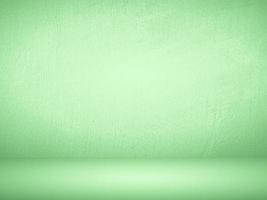 fondo verde abstracto para plantillas de diseño web y estudio de productos con color degradado suave foto