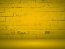 Abstract yellow background for web design templates and product studio with smooth gradient color photo