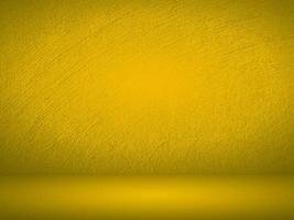 Abstract yellow background for web design templates and product studio with smooth gradient color photo